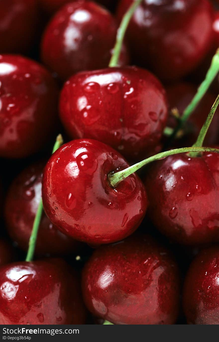 Close Up Photo of a Cherry Fruits