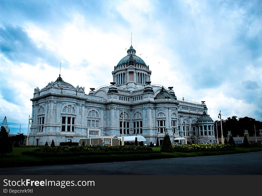 Ananta Samakhom Throne Hall, Dusit Palace built by King Rama V in 1907 in neo-classical Renaissance architecture style in Thailand.