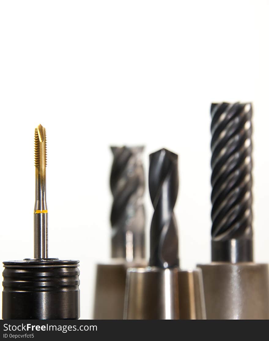 Selective Photo on Gold and Silver Drill Bit