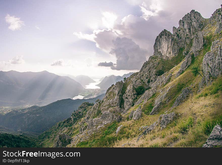 Green and Gray Mountain