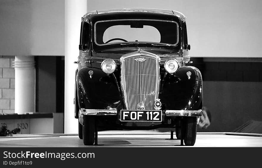 Black Vintage Car