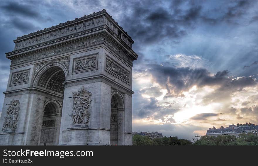 Grey Arc De Triumph