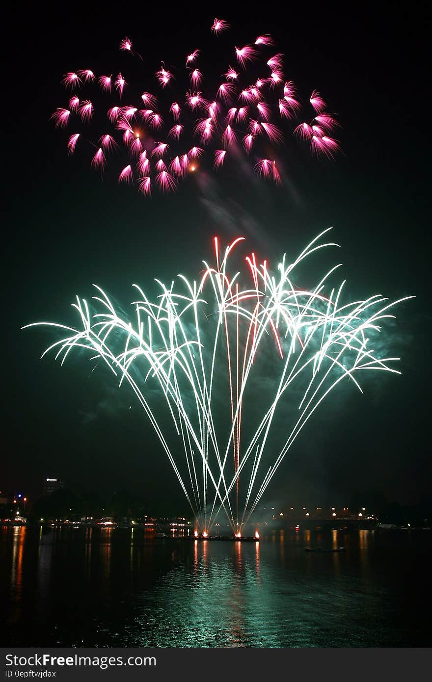 Fireworks Display during Nighttime