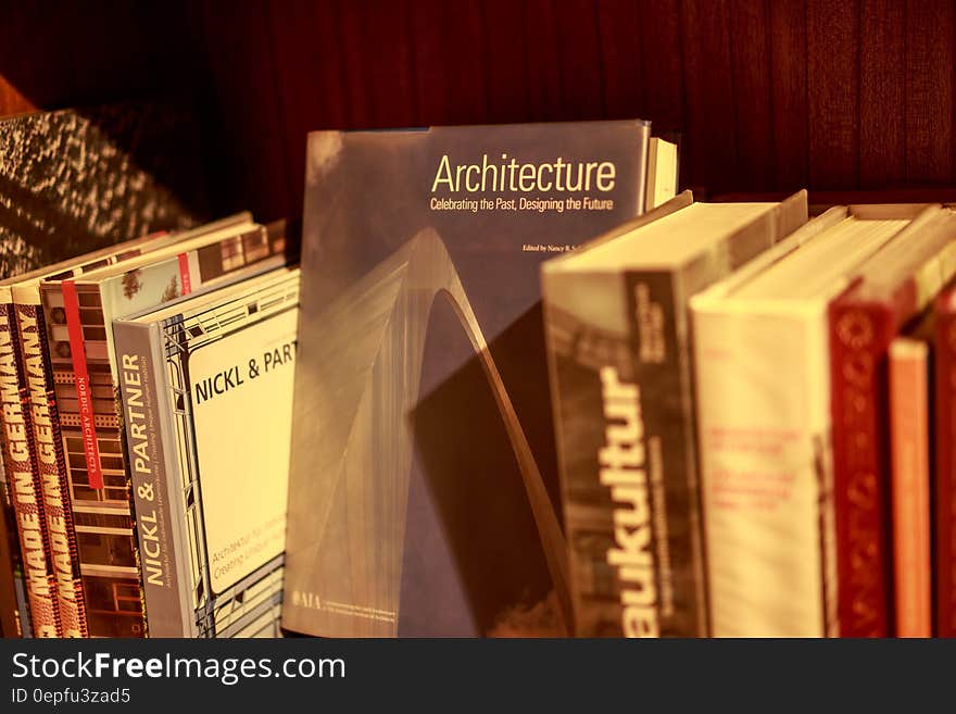 Architecture Hardback Book on Shelf