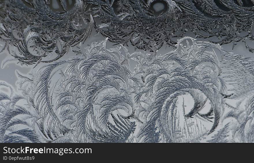 Close Up View of Black and Gray Abstract Illustration