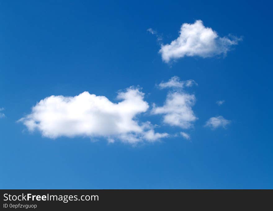 Blue Sky and White Clouds