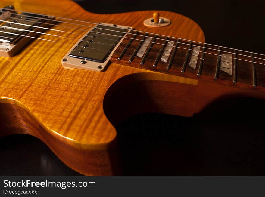 Brown Black and Gray Telecaster Electric Guitar