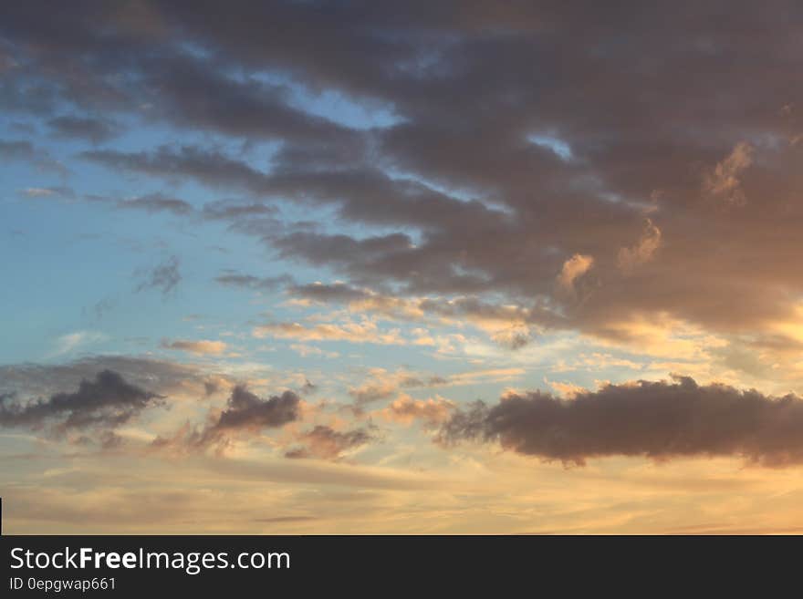 Sundown Photography of Cloudy Sky