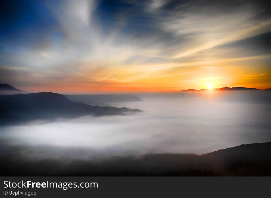 Sunrise over Mountain