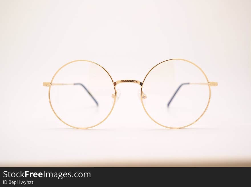 Gold Framed Eyeglasses