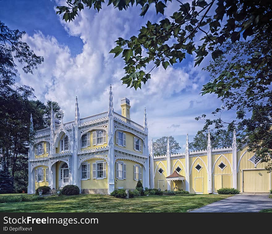 Large Yellow Building