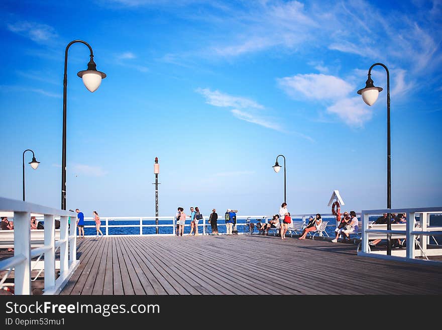 People on the pier