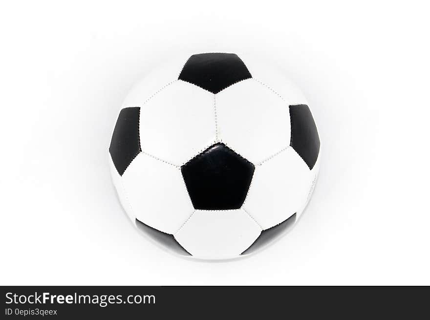 Black and White Soccer Ball