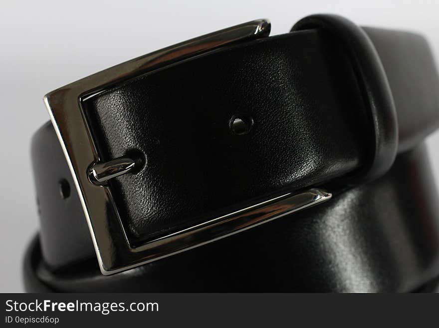 Black Leather Belt