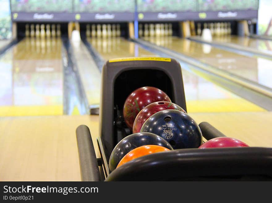 Shiny Bowling Balls