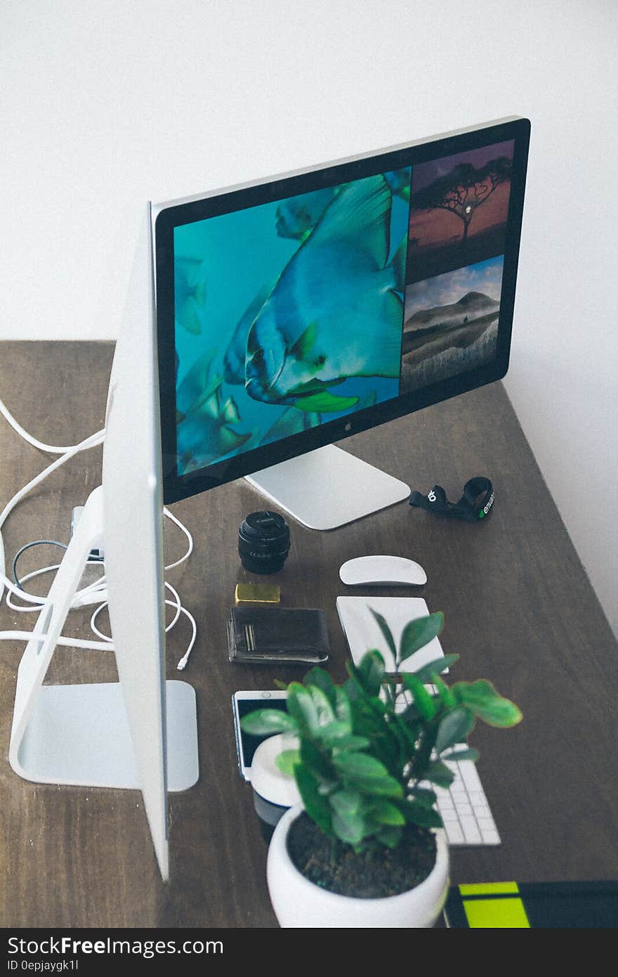 iMac on Desk