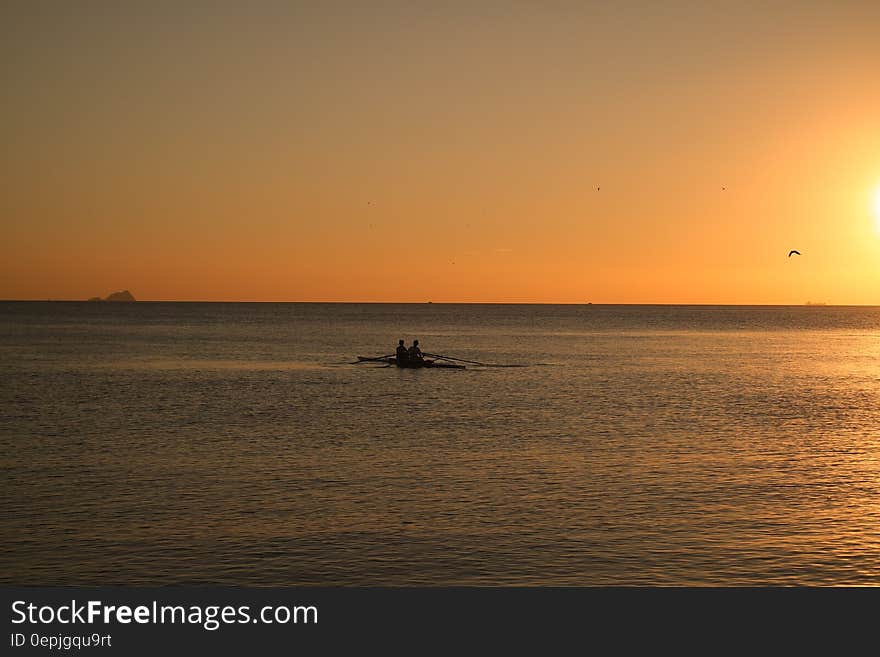 Photo of Sea during Sunset