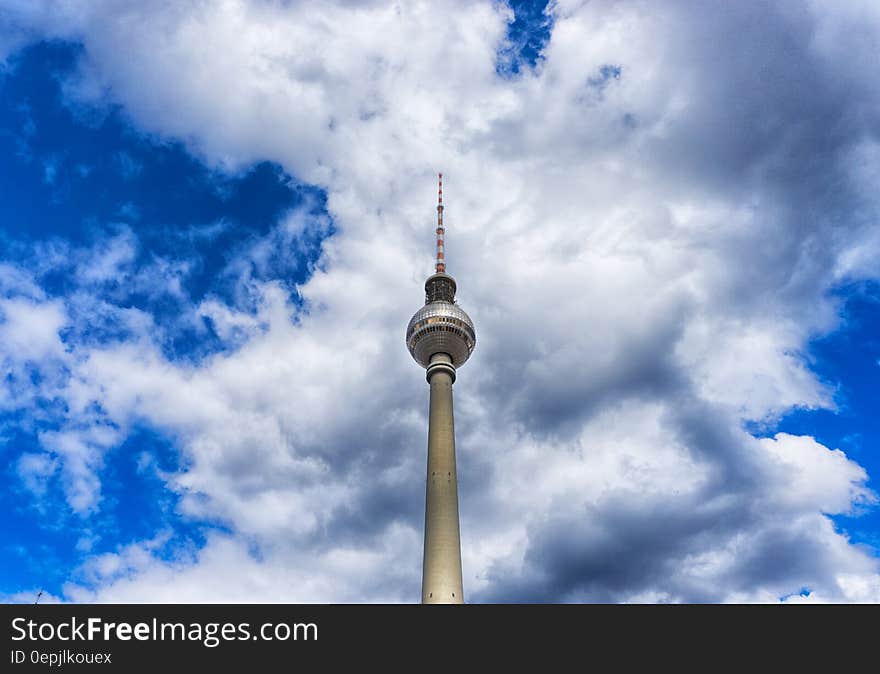 Needle Tower Above White Clouds during Daytime