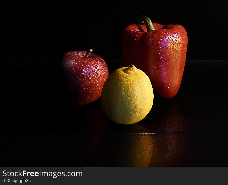 Red Bell Pepper Red Apple Lemon Citrus