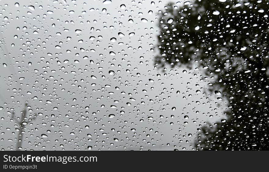 Raindrops on Glass