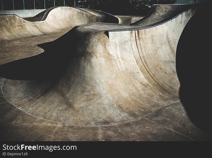 Empty Skate Ramp