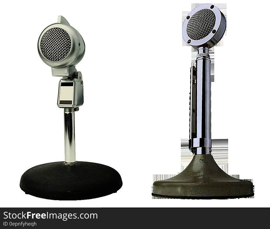 Silver Microphone