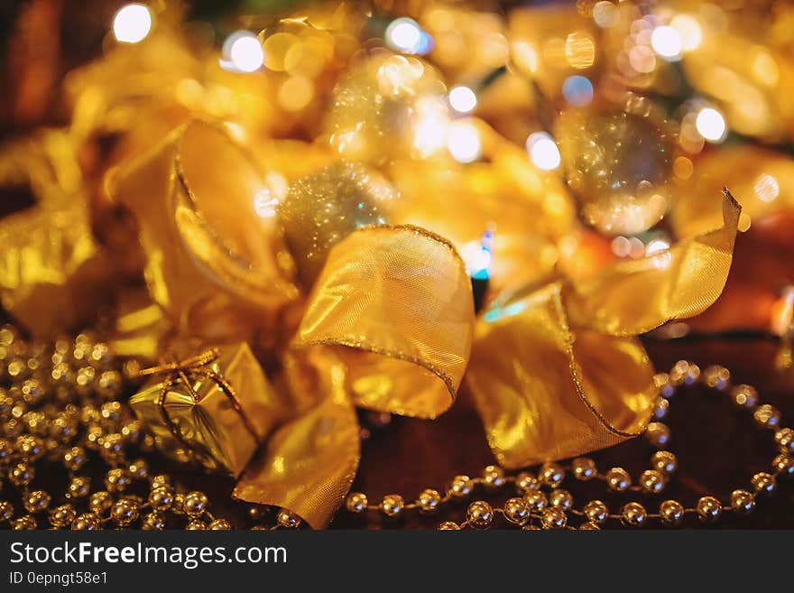 Gold Christmas Decoration