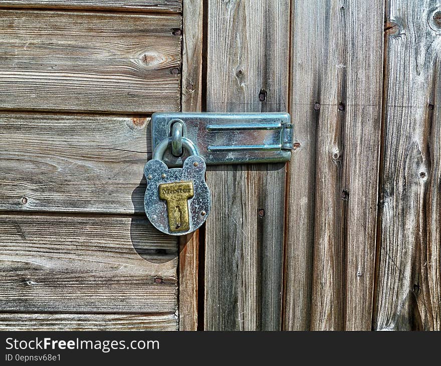 Door With Padlock