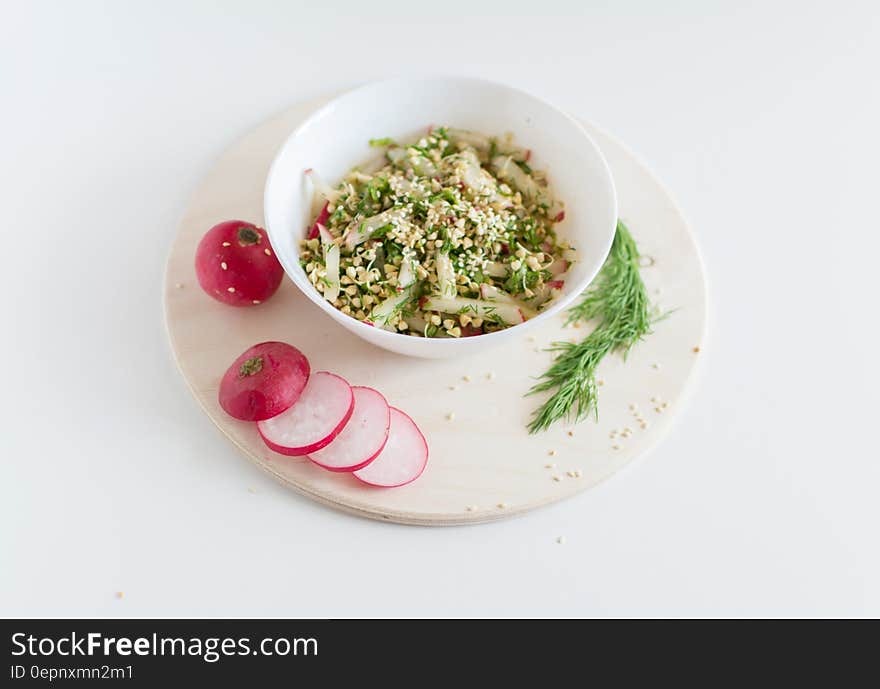 White Ceramic Bowl