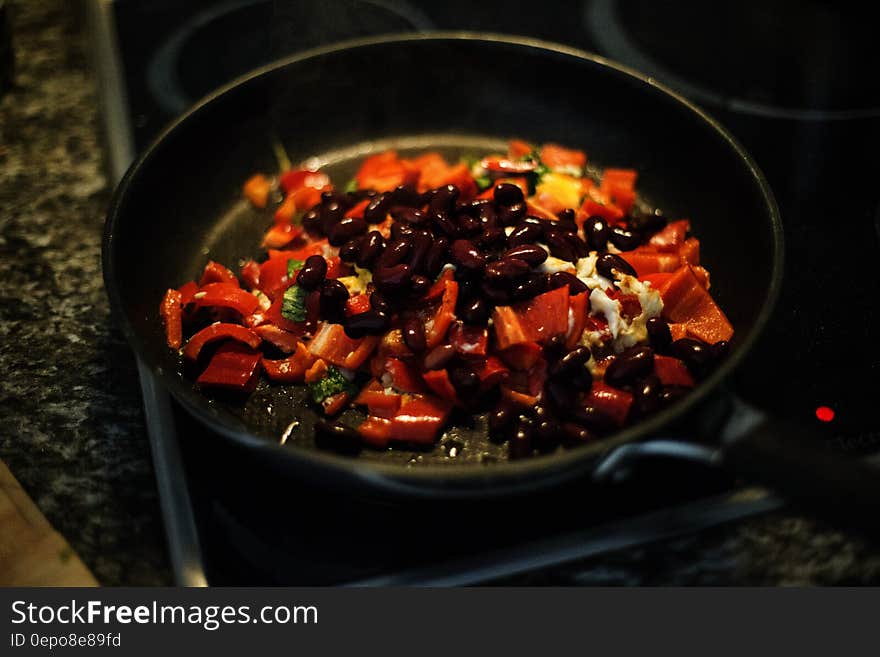 Vegetable Dish on Frying Pan