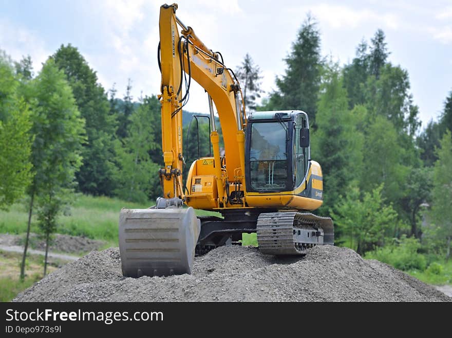 Yellow Excavator