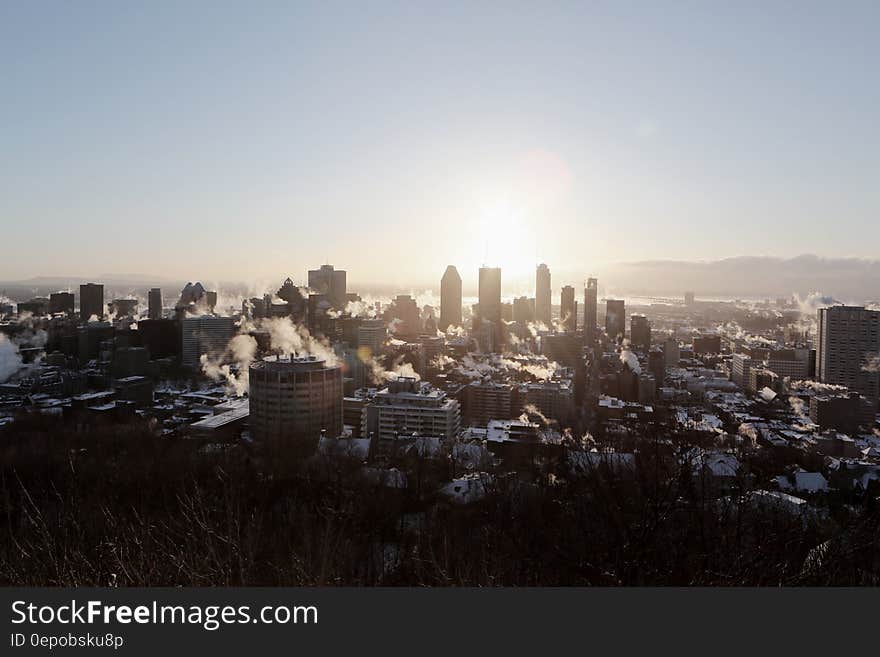 Aerial Photo of High Rise Buildings