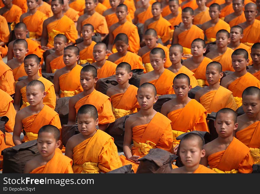 Monks Sitting