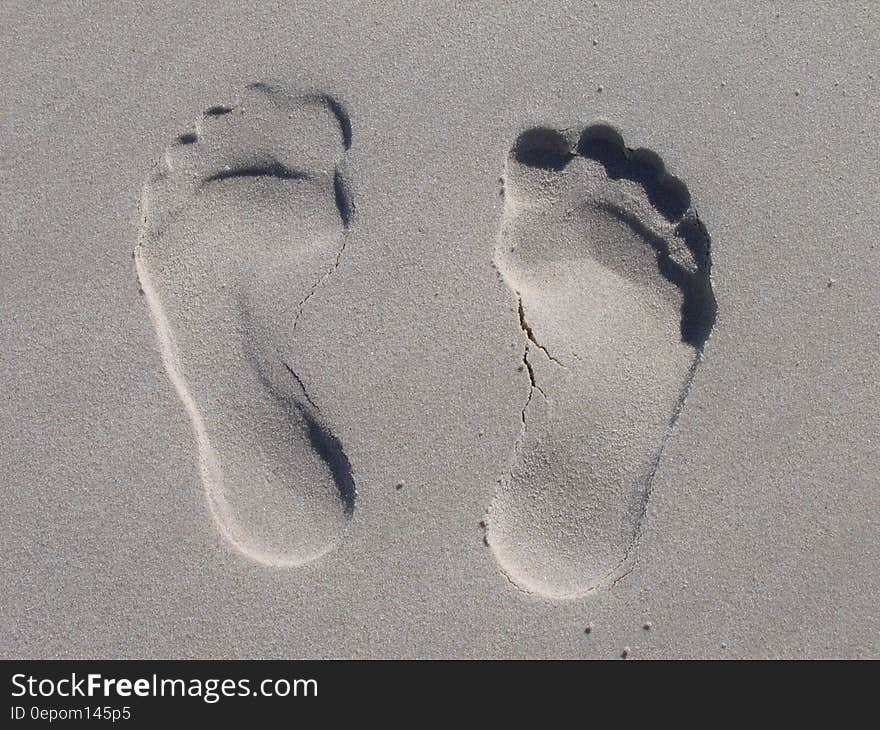 Sand Foot Prints