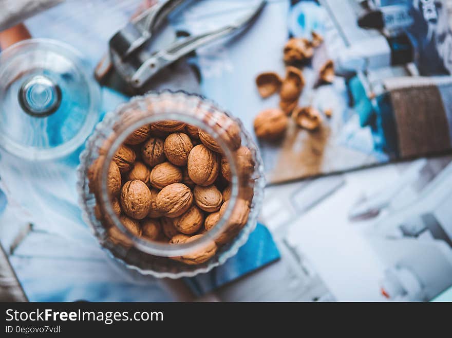 Walnuts in the jar