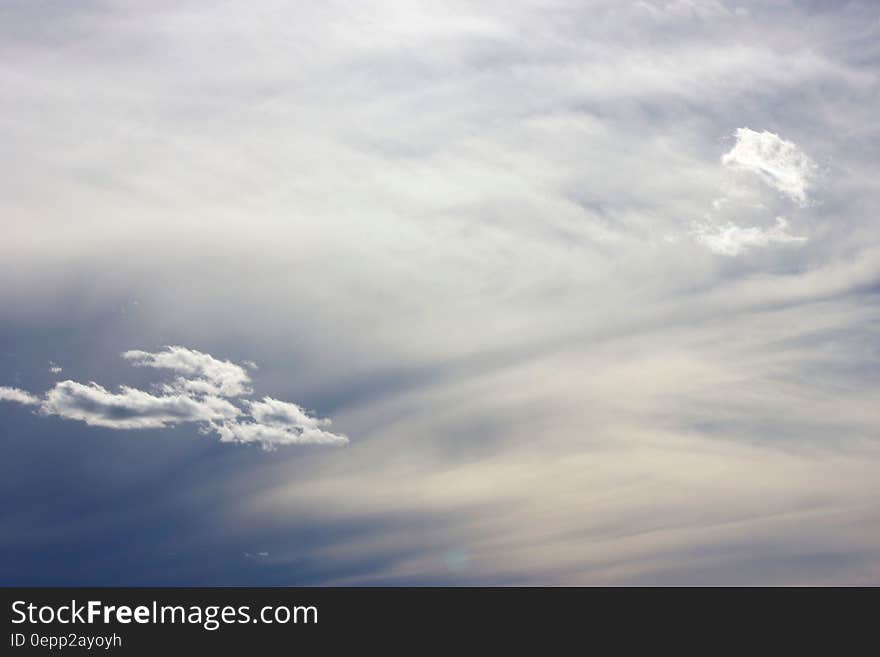 Clouds in blue skies on sunny day. Clouds in blue skies on sunny day.