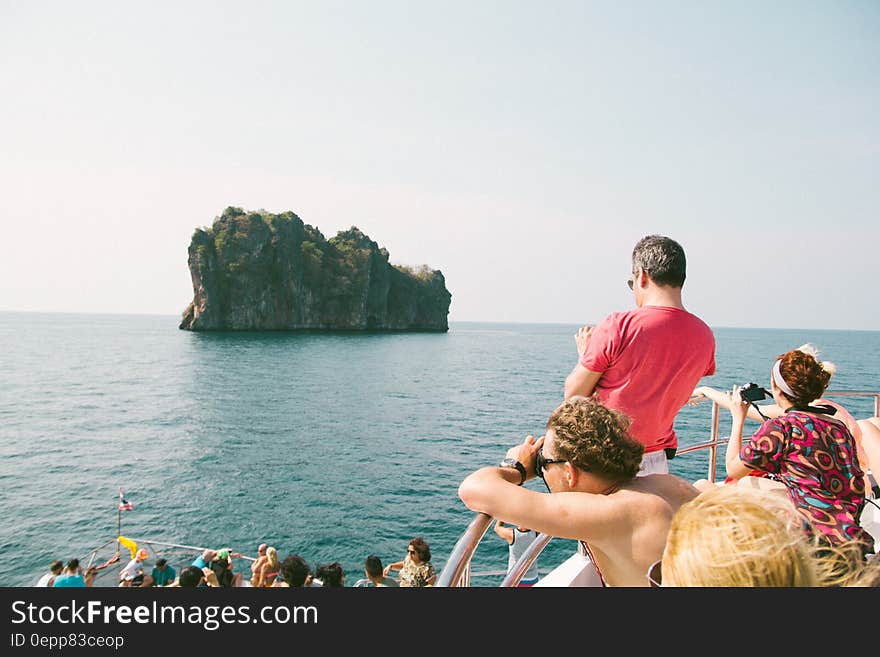 People Looking at Sea