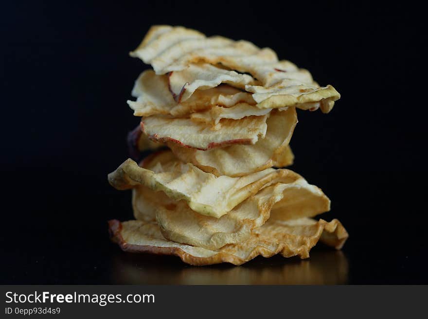 Piled Fried fruit