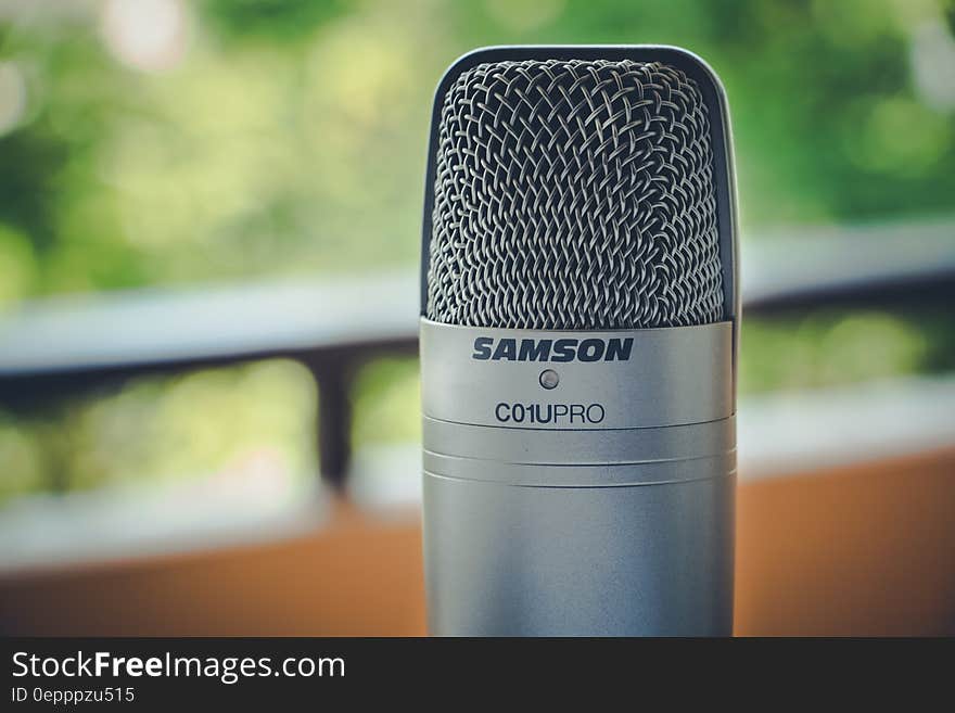 Gray Samson C01upro Microphone in Close View Image