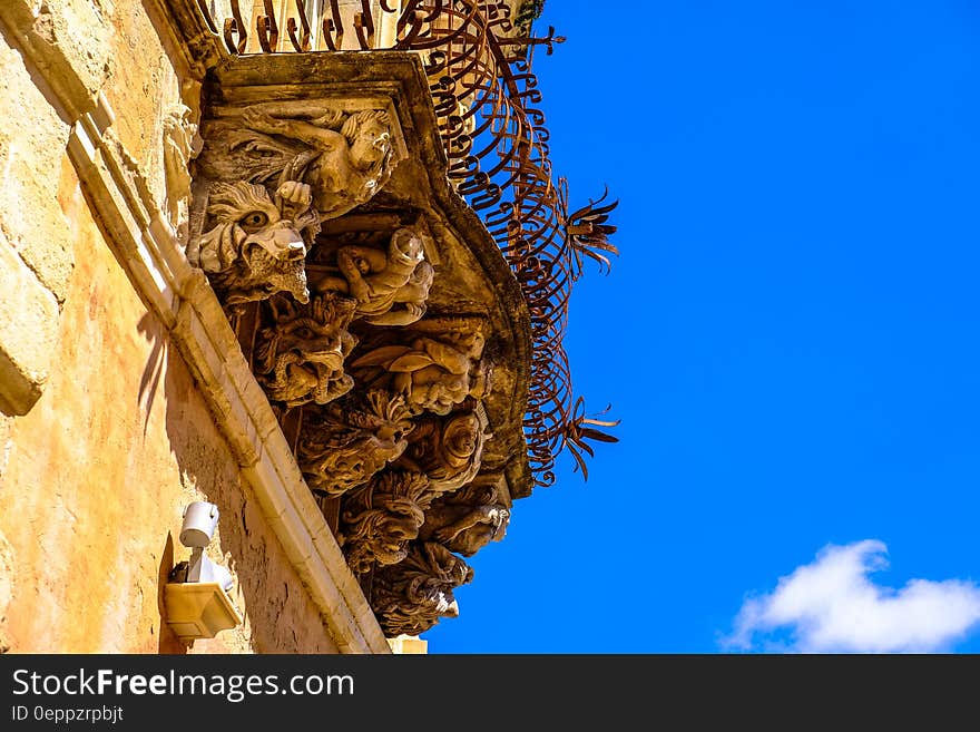 Brown Building Under Blue Sky