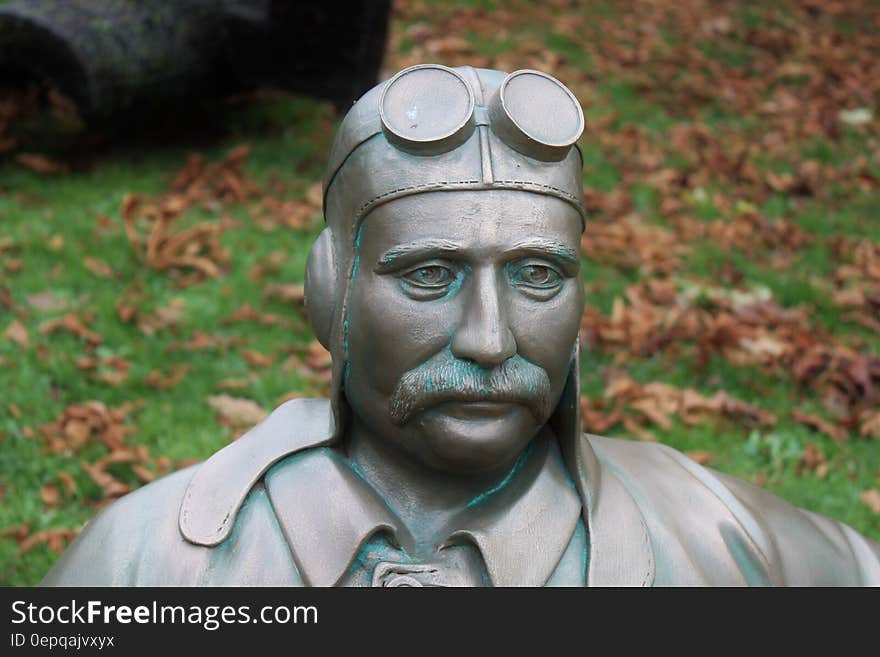 Male Pilot Statue