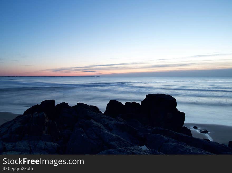 Rocks on Seashore