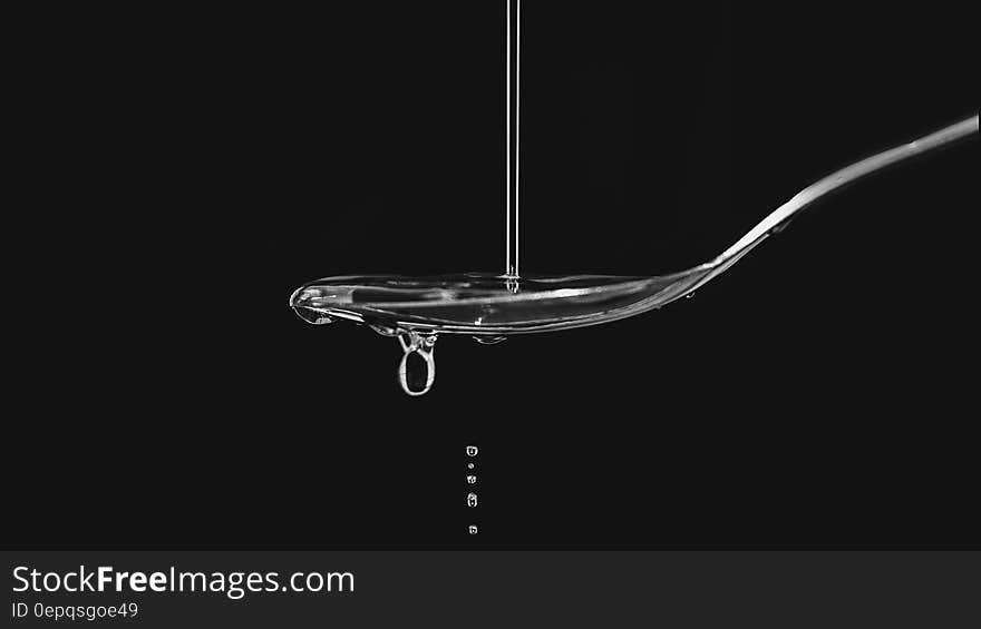 Water Droplet on Spoon