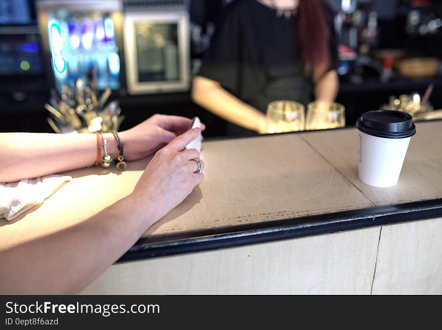 Hands with smartphone / taking photos