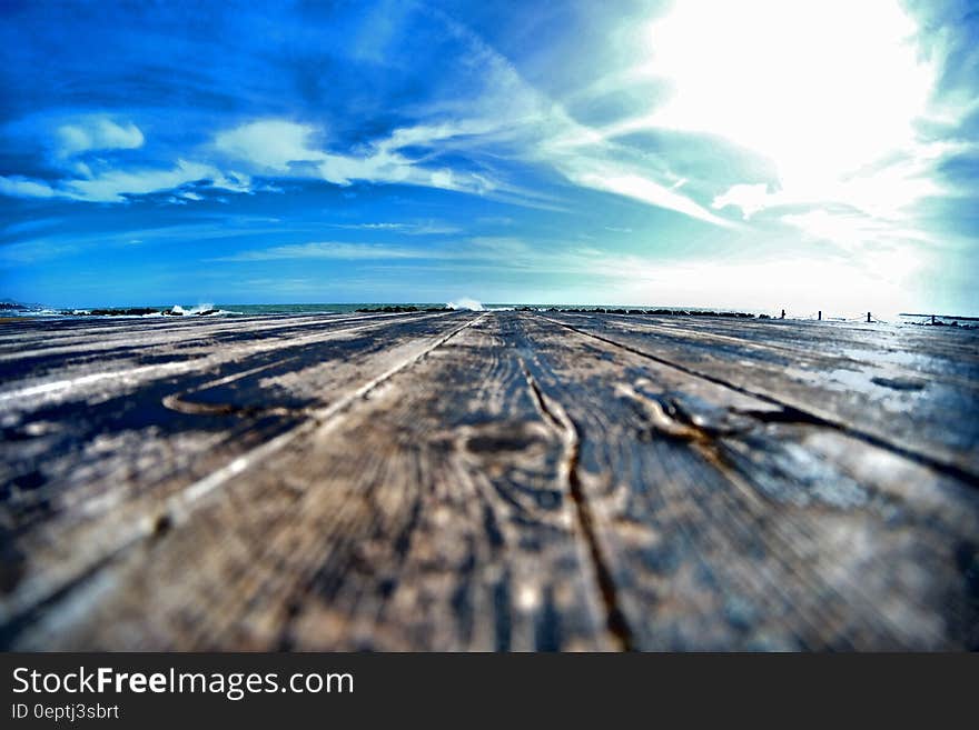 Black and Brown Wooden Flatform during Day Time