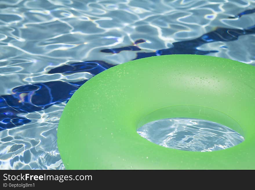 Green Inflatable Floatie