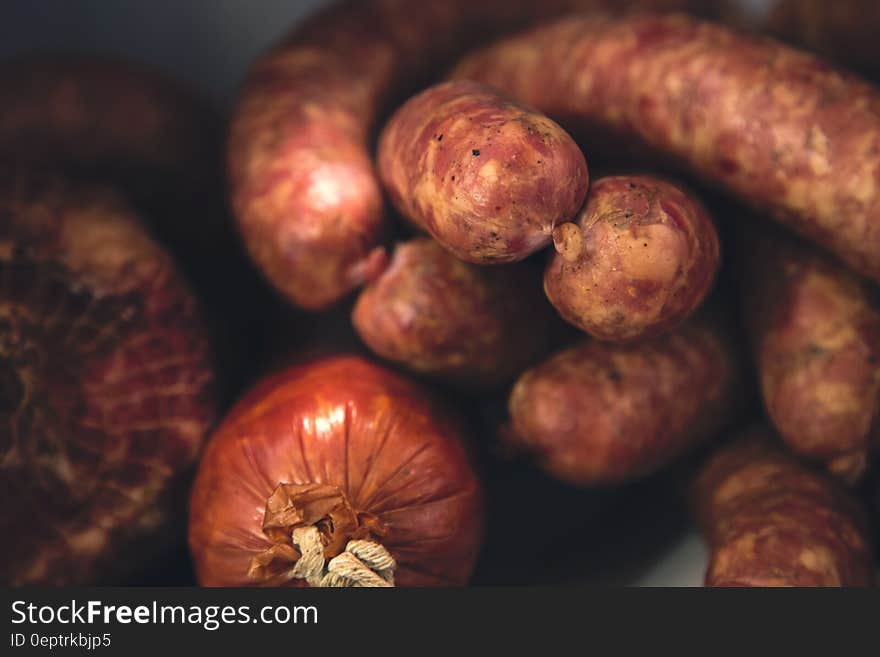 Sausages in Close Up Photo