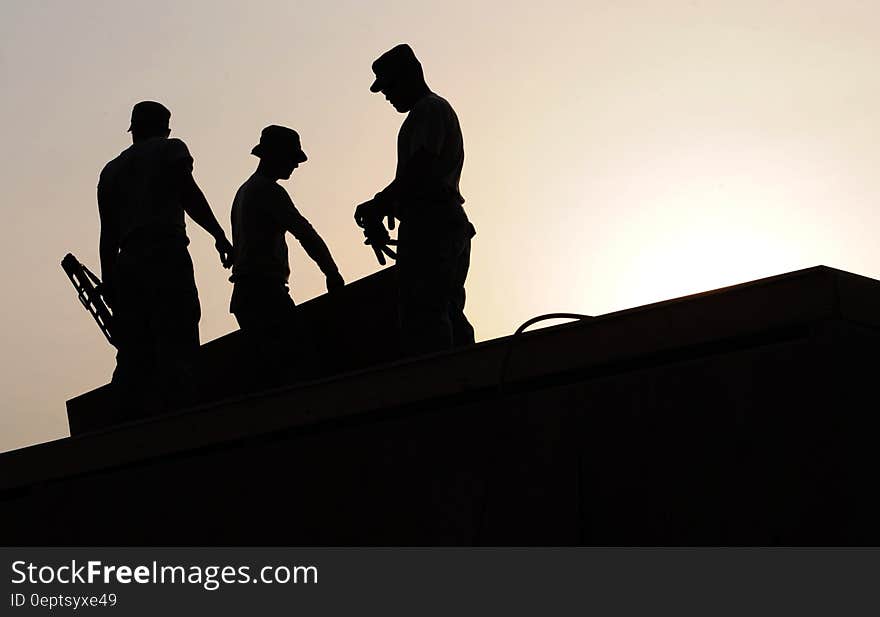 3 Silhouette of Man Under White Sky