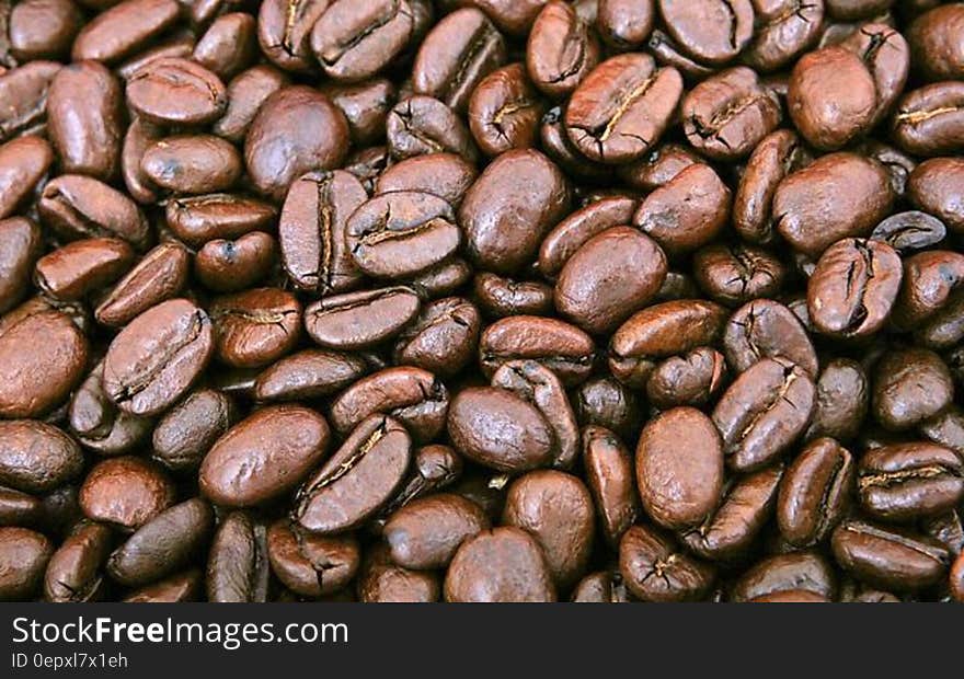 Abstract background of close up on roasted coffee beans. Abstract background of close up on roasted coffee beans.