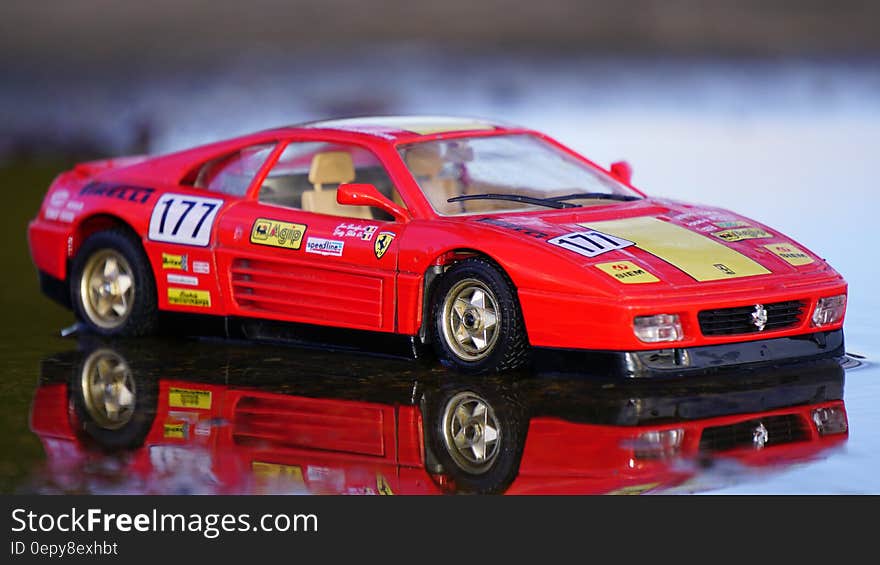 Red Coupe Car Toy